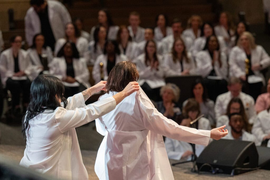 College of Nursing Pinning and Hooding Ceremony, 2024.  Photo by Bryan Clifton.